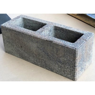 Евроблок строительный гладкий 190х190х500