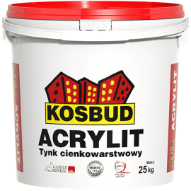 KOSBUD ACRYLIT Штукатурка акрилова баранчик, база, 25 кг