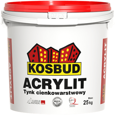 KOSBUD ACRYLIT Штукатурка акрилова баранчик, база, 25 кг
