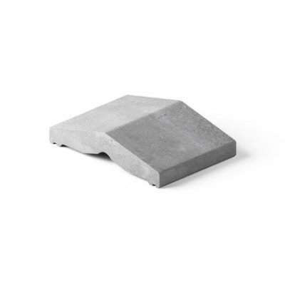 Козырек фундамента 2-х скатной системы ограждения "Кая"