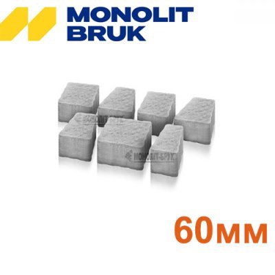 Тротуарна плитка "Мозаїка" Моноліт-Брук Товщина 60мм