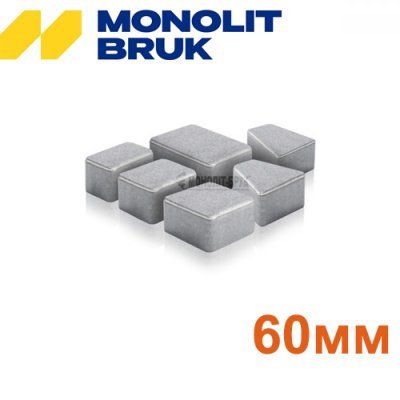 Тротуарна плитка "Носталіт" Моноліт-Брук Товщина 60мм