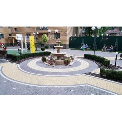 Тротуарна плитка "Мозаїка" Моноліт-Брук Товщина 60мм