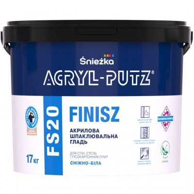 SNIEZKA Acryl-Putz FS20 Финиш готовая шпаклевка 17кг