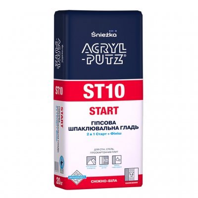 SNIEZKA Acryl-Putz ST10 Старт+Финиш шпаклевка 2в1 20кг