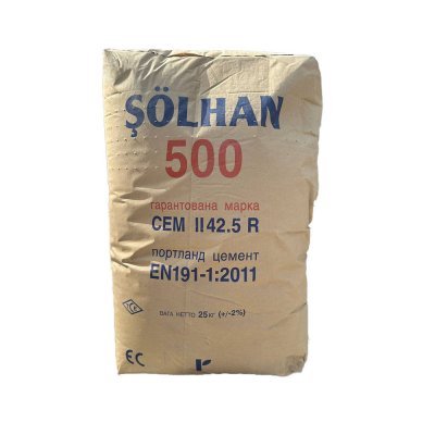Цемент СЕМ ІІ 42,5 R (Д20) Solhan Турция
