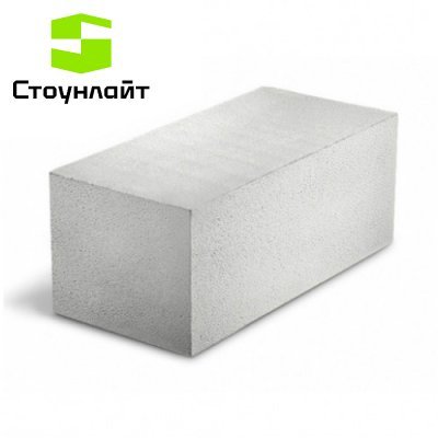 Газоблок Стоунлайт Гладкий 200х200х600 D500