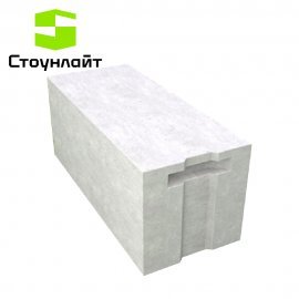 Газоблок Стоунлайт Паз-гребінь 280х200х600 D400/D500
