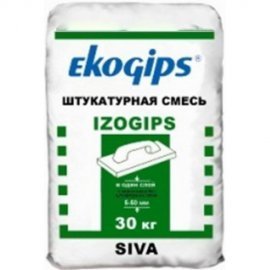 Штукатурка Ізогіпс Екогіпс, мішок 25 кг