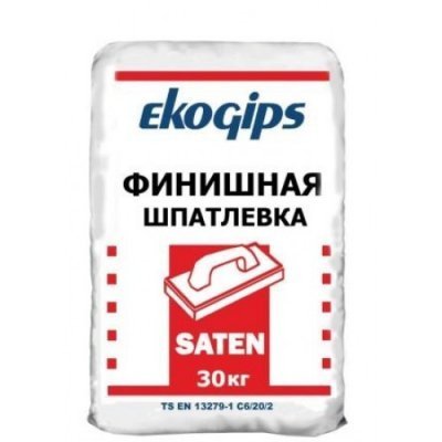 Шпаклевка SatenGips Экогипс, мешок 25 кг