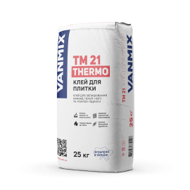 Vanmix TM 21 Thermo Клейова суміш для облицювання камінів, печей та «теплої» підлоги