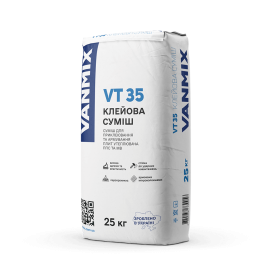 Vanmix VT 35 клеевая смесь для приклеивания и армирования плит утеплителя ППС и МВ