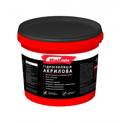 WALLMIX гидроизоляция акриловая 4,2кг
