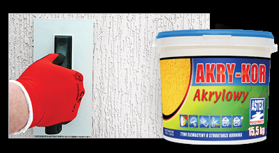 Astex AKRY-KOR штукатурка акриловая  15,5 кг