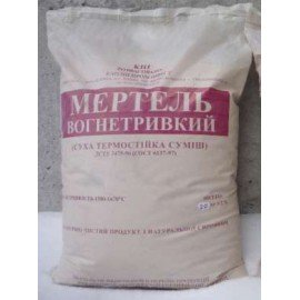 Мертель шамотний (вогнетривкий)