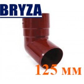 Коліно труби 67 град. 125 мм BRYZA