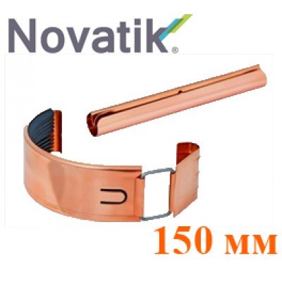 Соединитель желоба 150 мм Novatik Медная