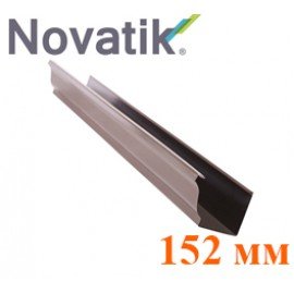 Прямоугольный желоб 152 мм Novatik Quadra