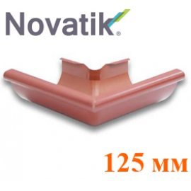 Кут жолоба зовнішній 125 мм Novatik Ronda