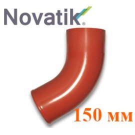 Отвод трубы (сливное колено) 150 мм Novatik Ronda