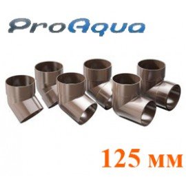 Колено одно- и двух раструбное 125 мм ProAqua