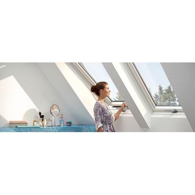 VELUX Оптима GLP 0073B ручка снизу, ПВХ