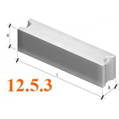 Фундаментные блоки (ФБС) 12.5.3