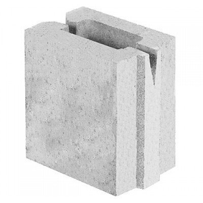 Блок керамзитобетонный перегородочный (165x188x115)