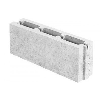 Блок керамзитобетонный перегородочный (115х188х500)