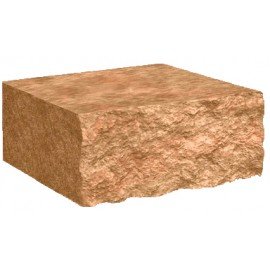 Колотий камінь для стовпчиків Золотий мандарин Кольоровий (300х180х150)