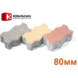 Тротуарна плитка "Фалка" Ковальська Товщина 80мм