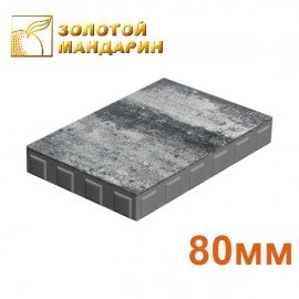 Тротуарна плитка "Моноліт" Золотий Мандарин Товщина 80мм