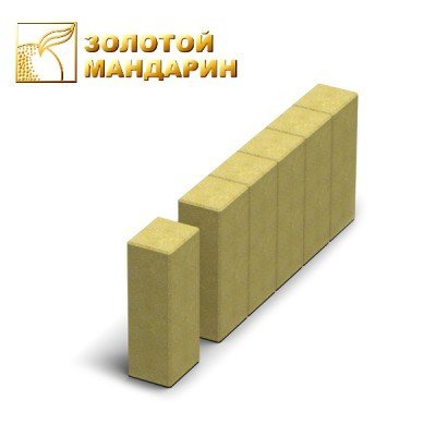 Поребрик, столбик фигурный (квадратный) Золотой Мандарин