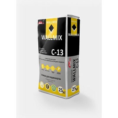 WALLMIX C-13 Штукатурка цементная для внутренних работ 25кг